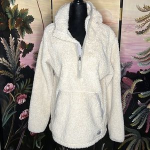 🍨Cream Northface hoodie pullover New without tags